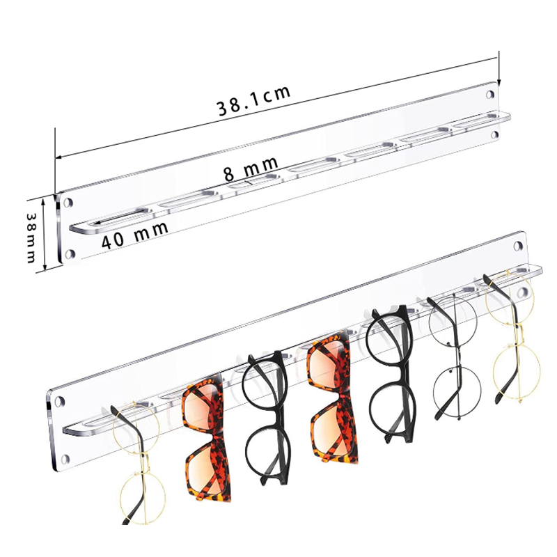 The Clear View Eyewear Rack
