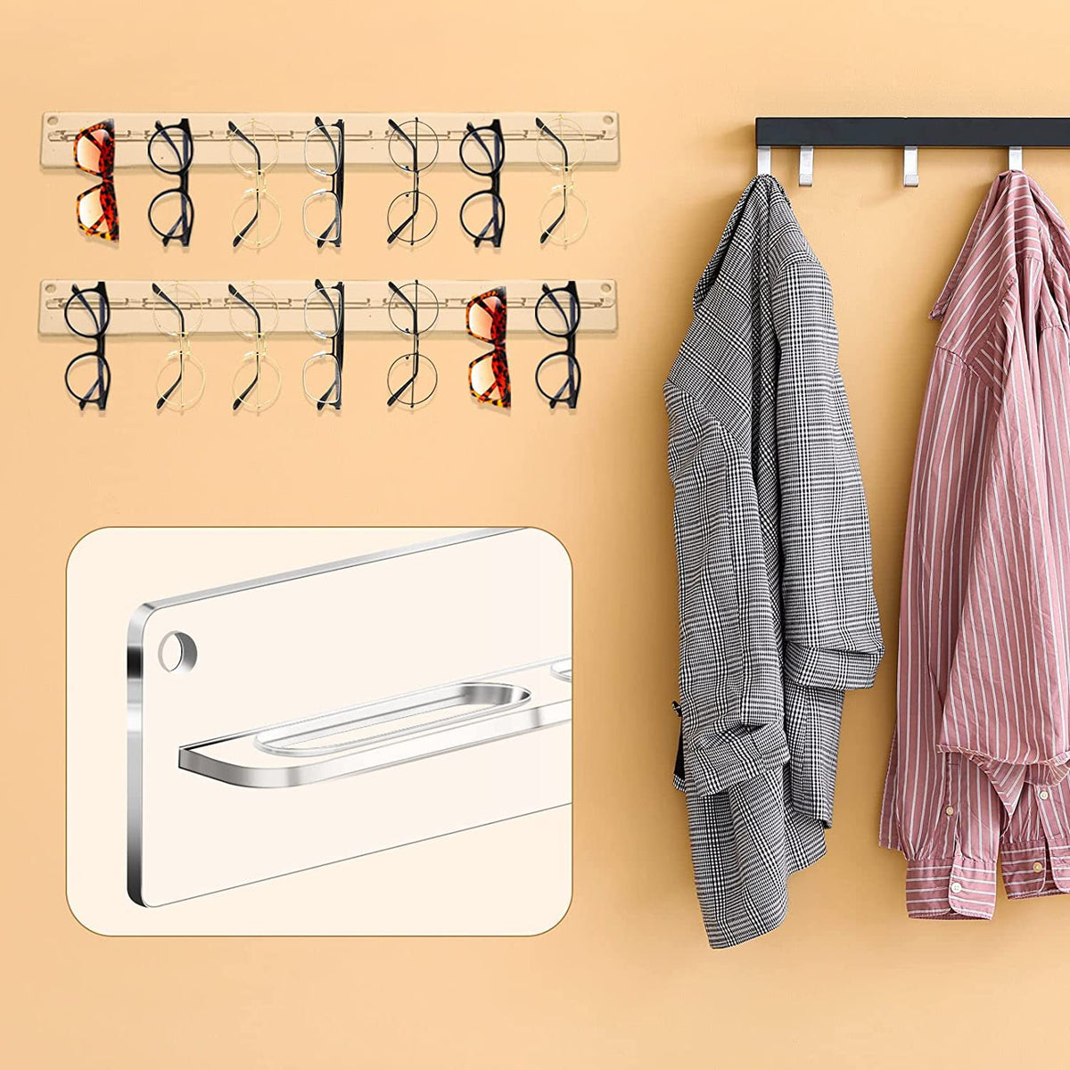 The Clear View Eyewear Rack